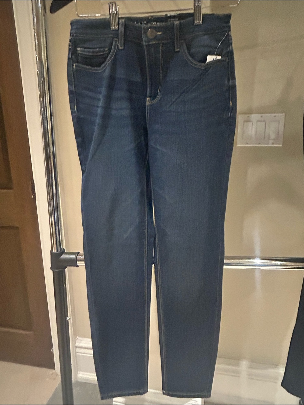 Dark Wash Straight Leg Jeans